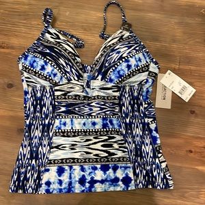 Reaction Kenneth Cole tankini size S NWT